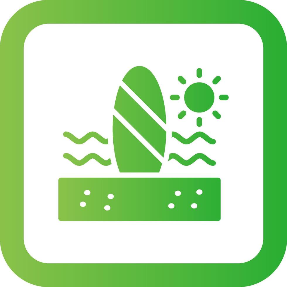 Paddle Surf Creative Icon Design vector