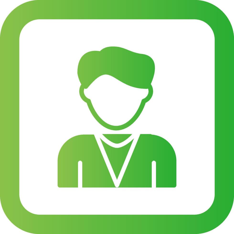 Man Creative Icon Design vector