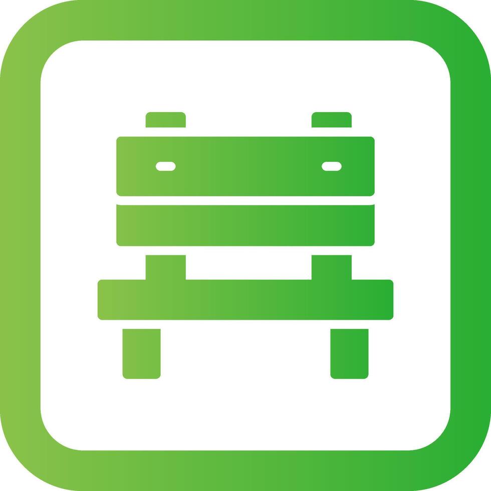 Bench Creative Icon Design vector