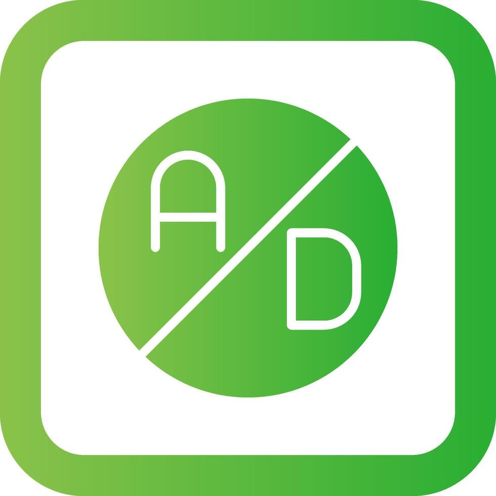 Ad Blocker Creative Icon Design vector