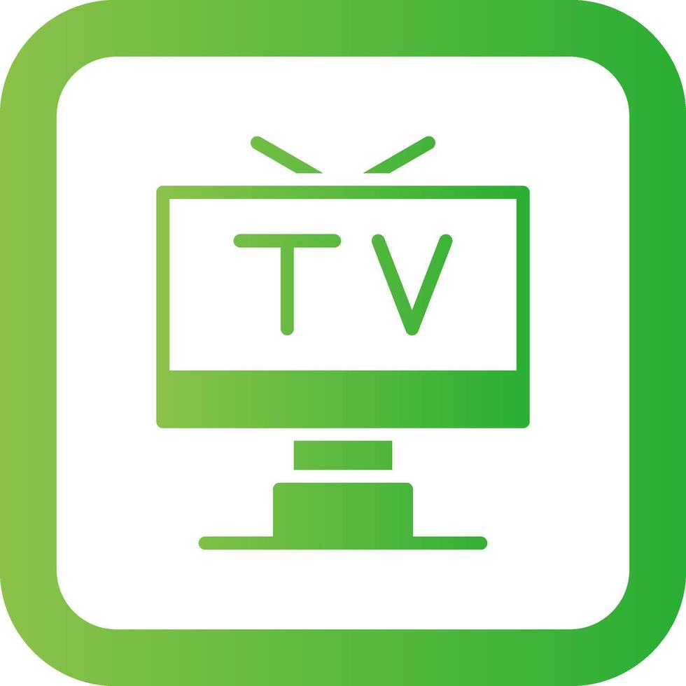 Tv Creative Icon Design vector