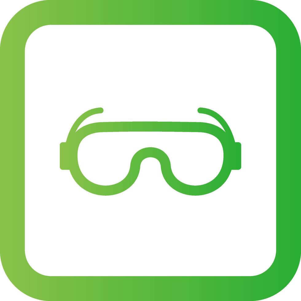 Lab Goggles Creative Icon Design vector