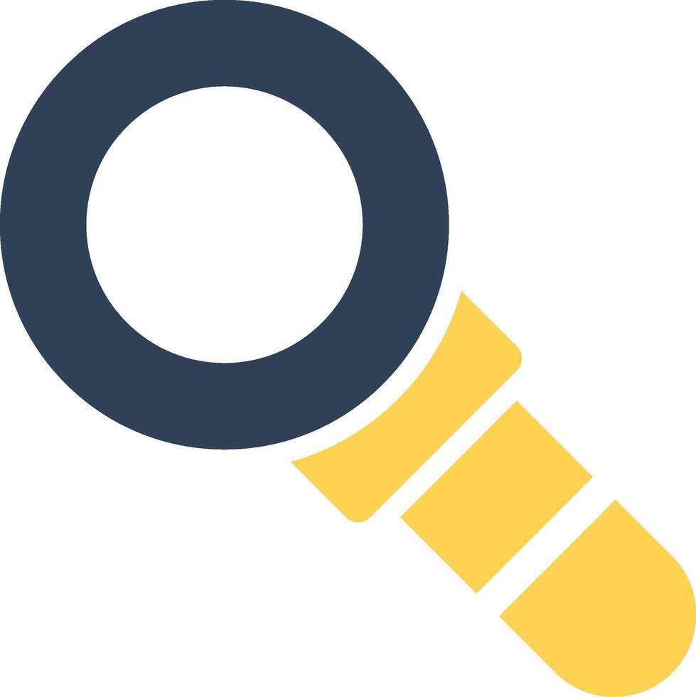 Magnifying Glass Creative Icon Design vector