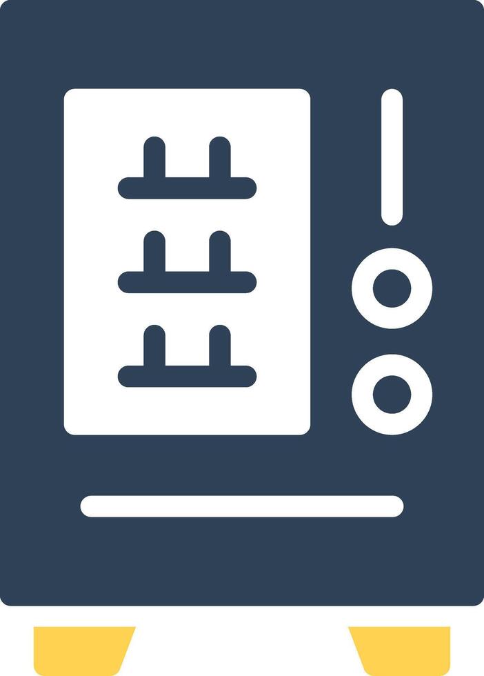 Vending Machine Creative Icon Design vector