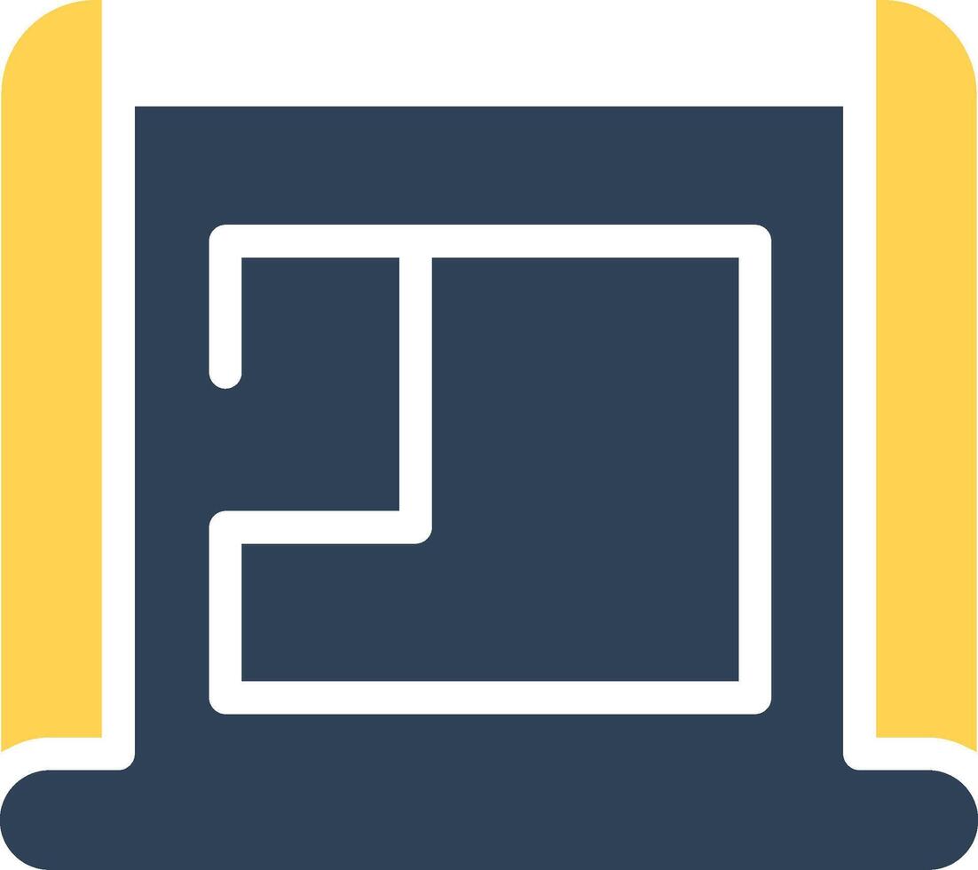 Blueprint Creative Icon Design vector