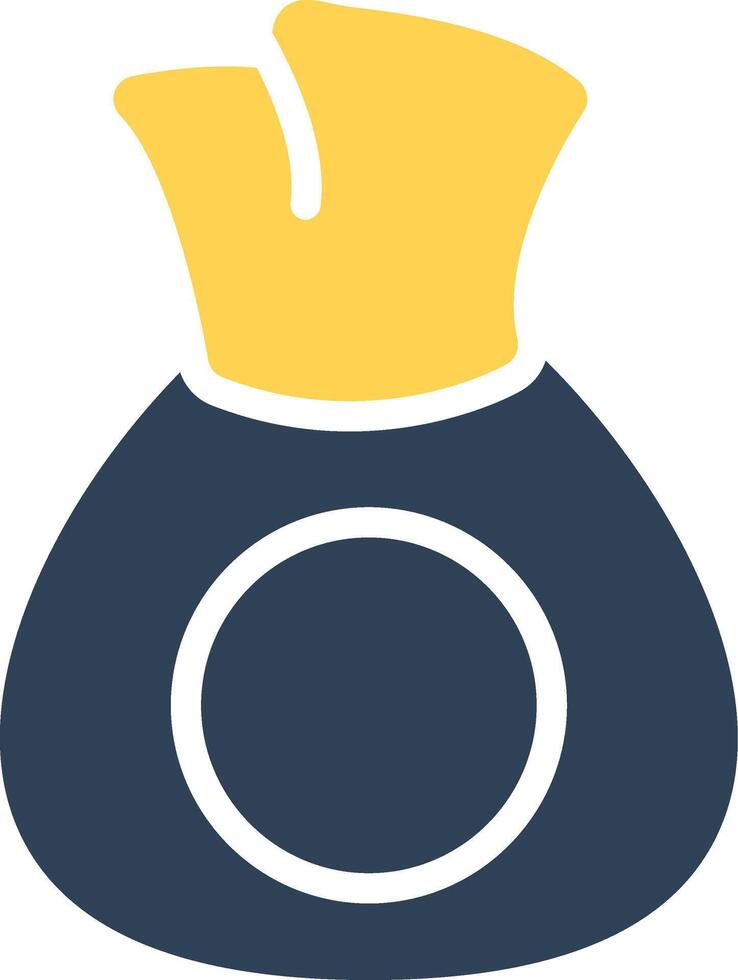 Money Bag Creative Icon Design vector