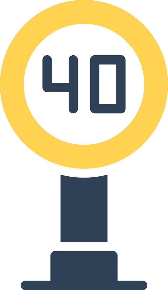 Speed Sign Creative Icon Design vector