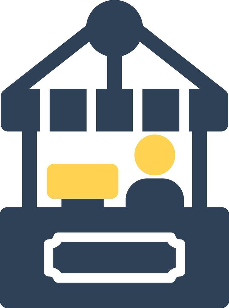 Ticket Office Creative Icon Design vector