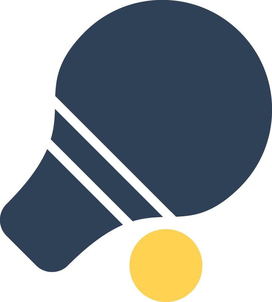 Ping Pong Creative Icon Design vector