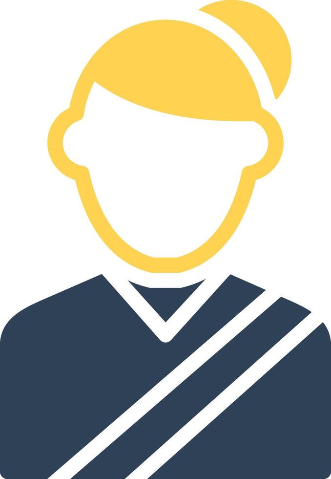 Gymnast Creative Icon Design vector