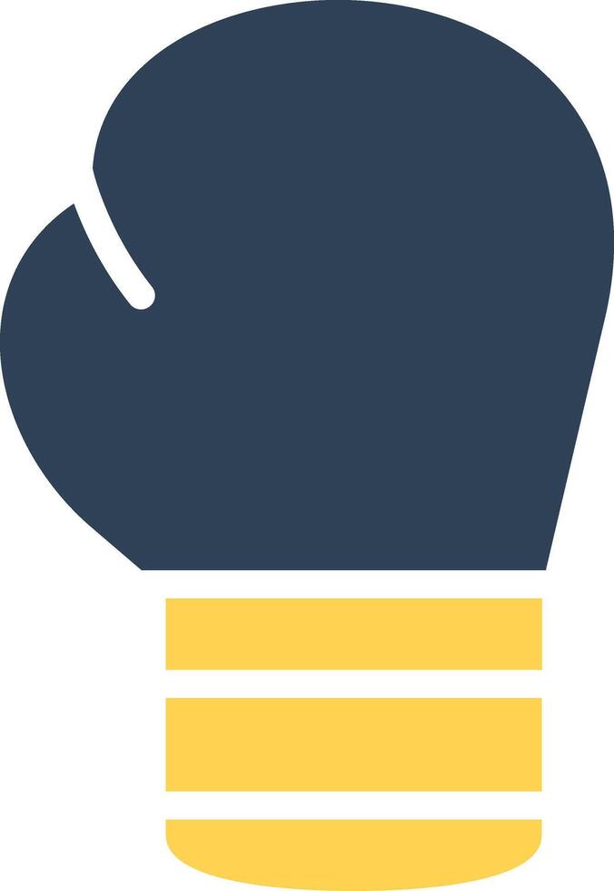 Boxing Glove Creative Icon Design vector