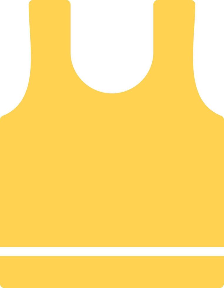 Tank Top Creative Icon Design vector