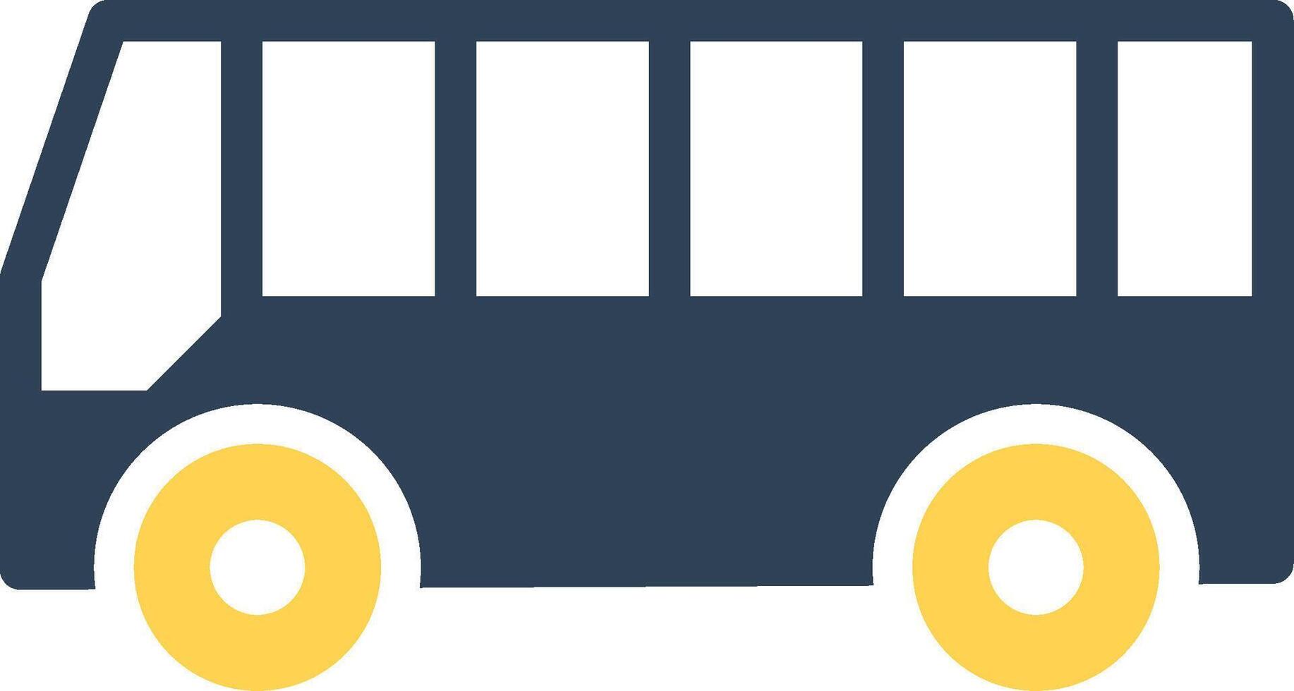 Bus Creative Icon Design vector