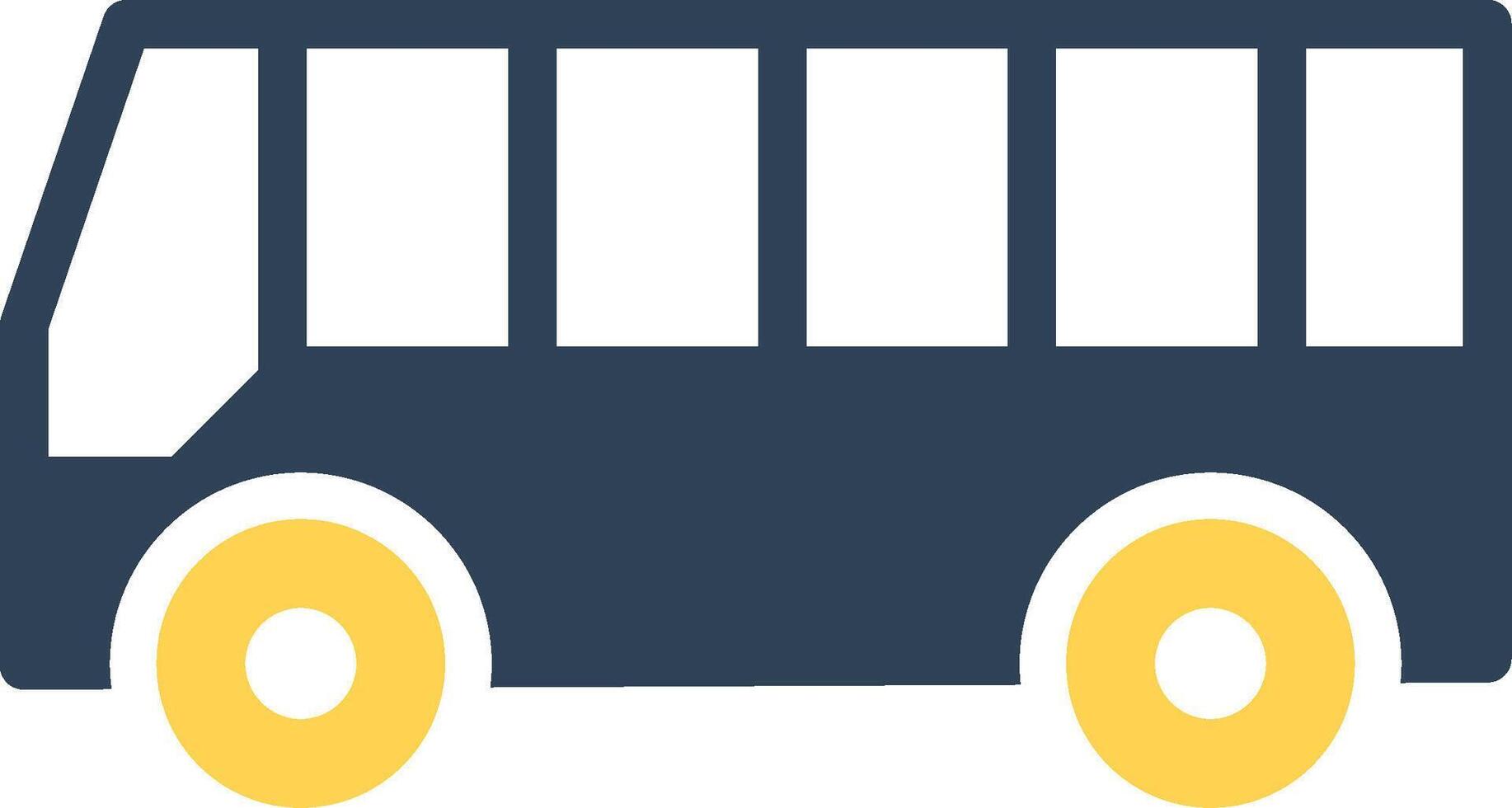 diseño de icono creativo de autobús vector