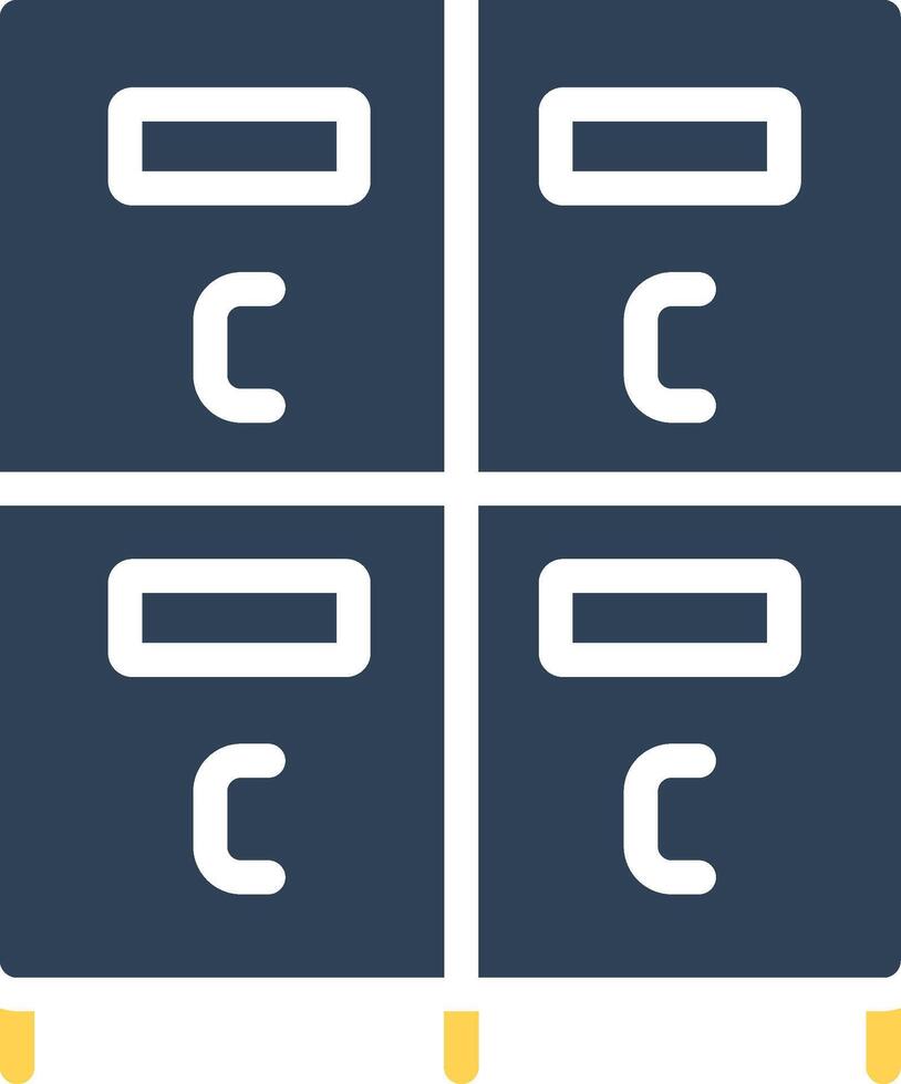 Locker Creative Icon Design vector