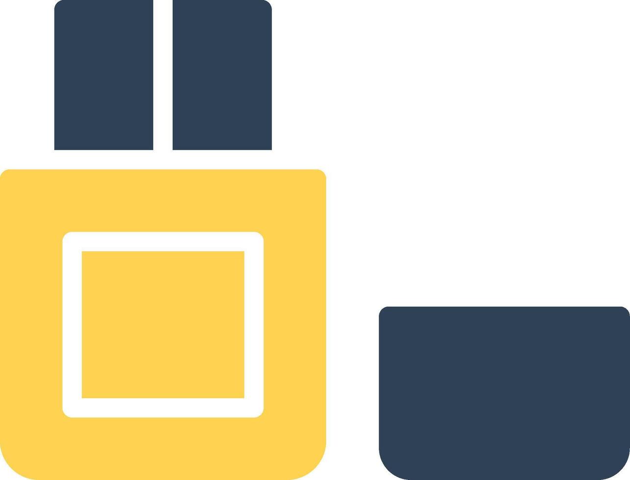 glyph Two Color Design vector