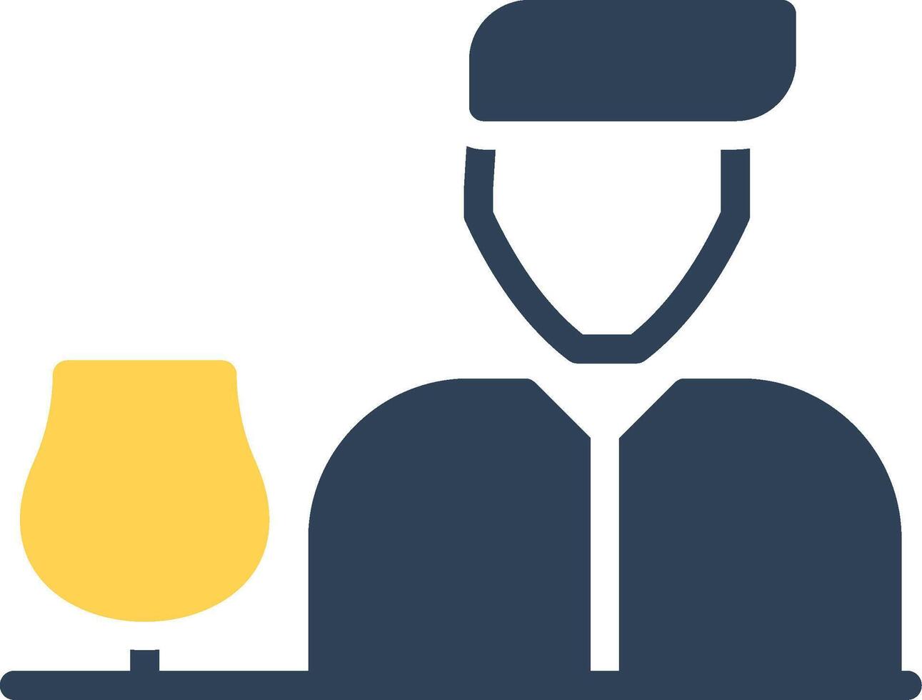 Bartender Creative Icon Design vector