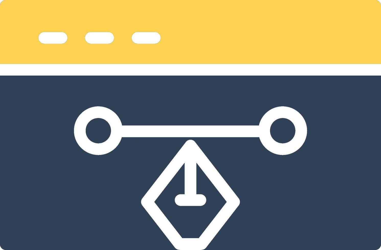 glyph Two Color Design vector