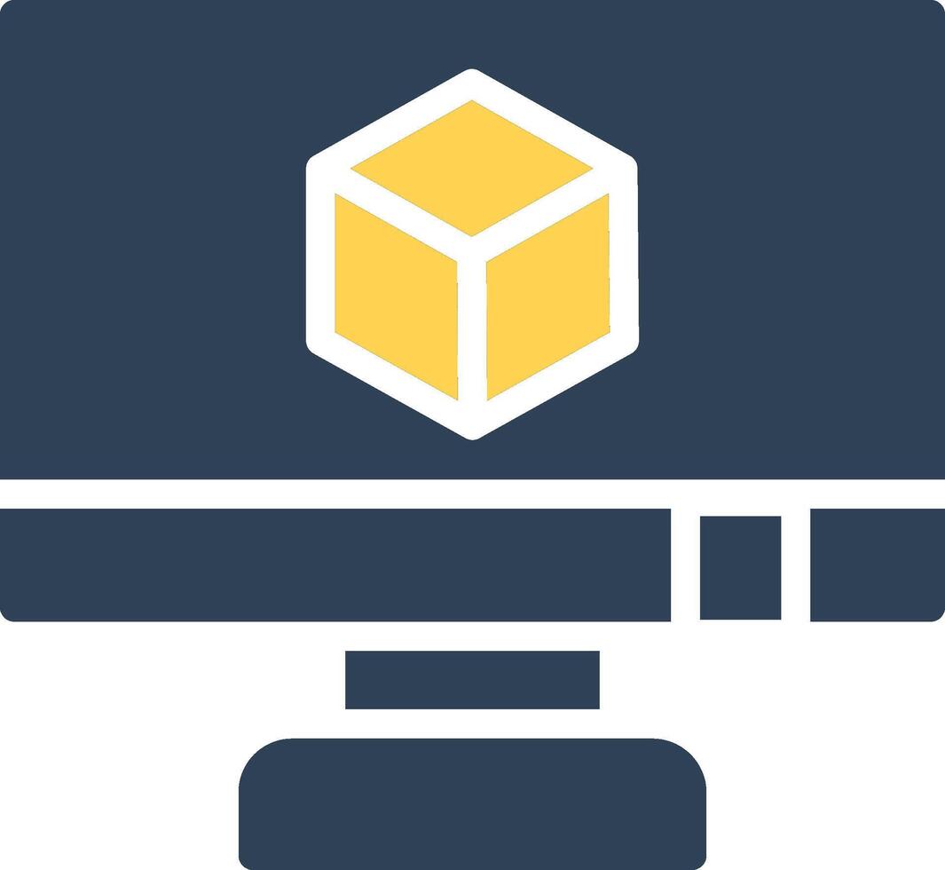 glyph Two Color Design vector