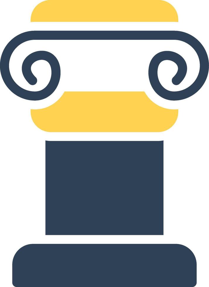 glyph Two Color Design vector