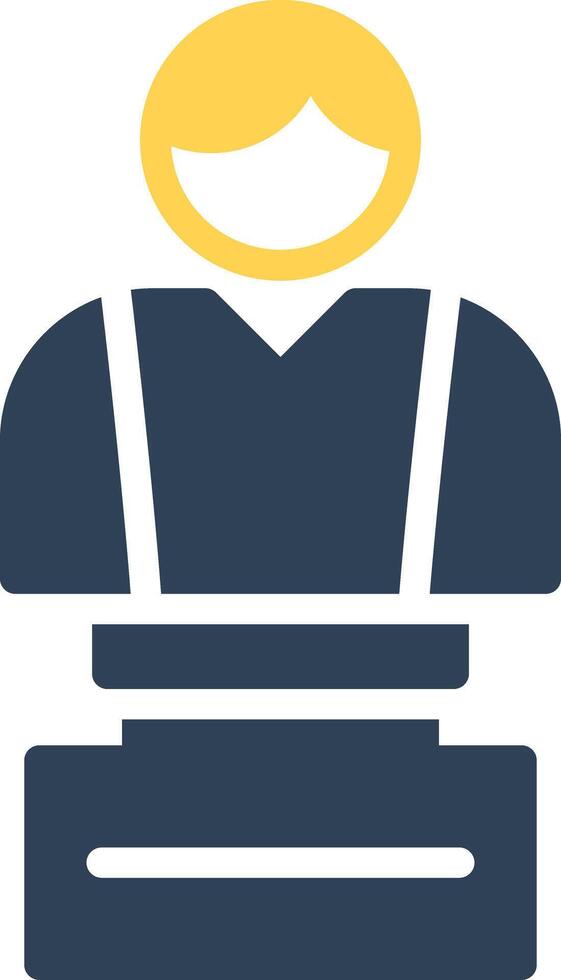 glyph Two Color Design vector