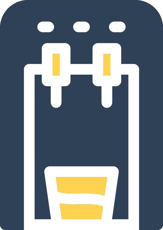glyph Two Color Design vector