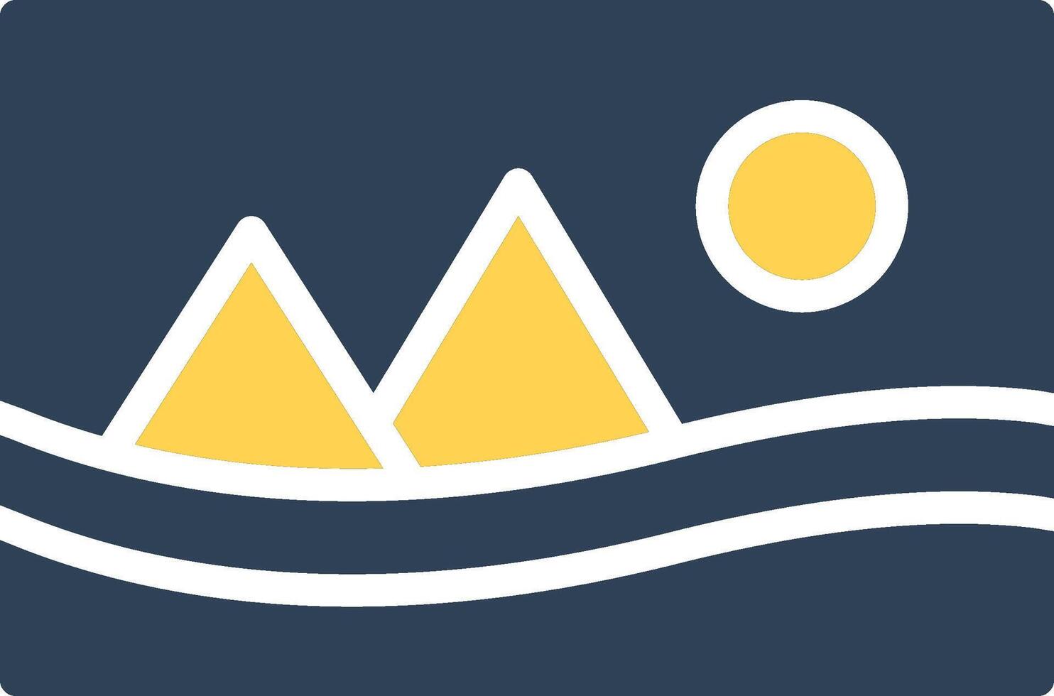 glyph Two Color Design vector
