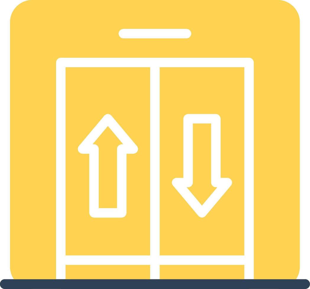 glyph Two Color Design vector