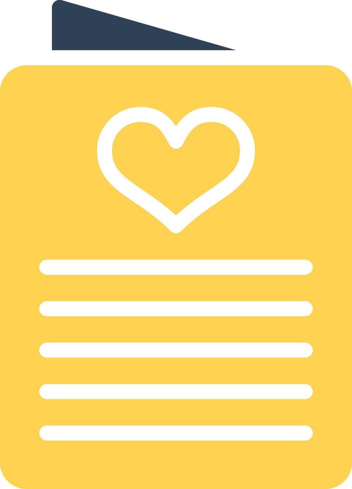glyph Two Color Design vector
