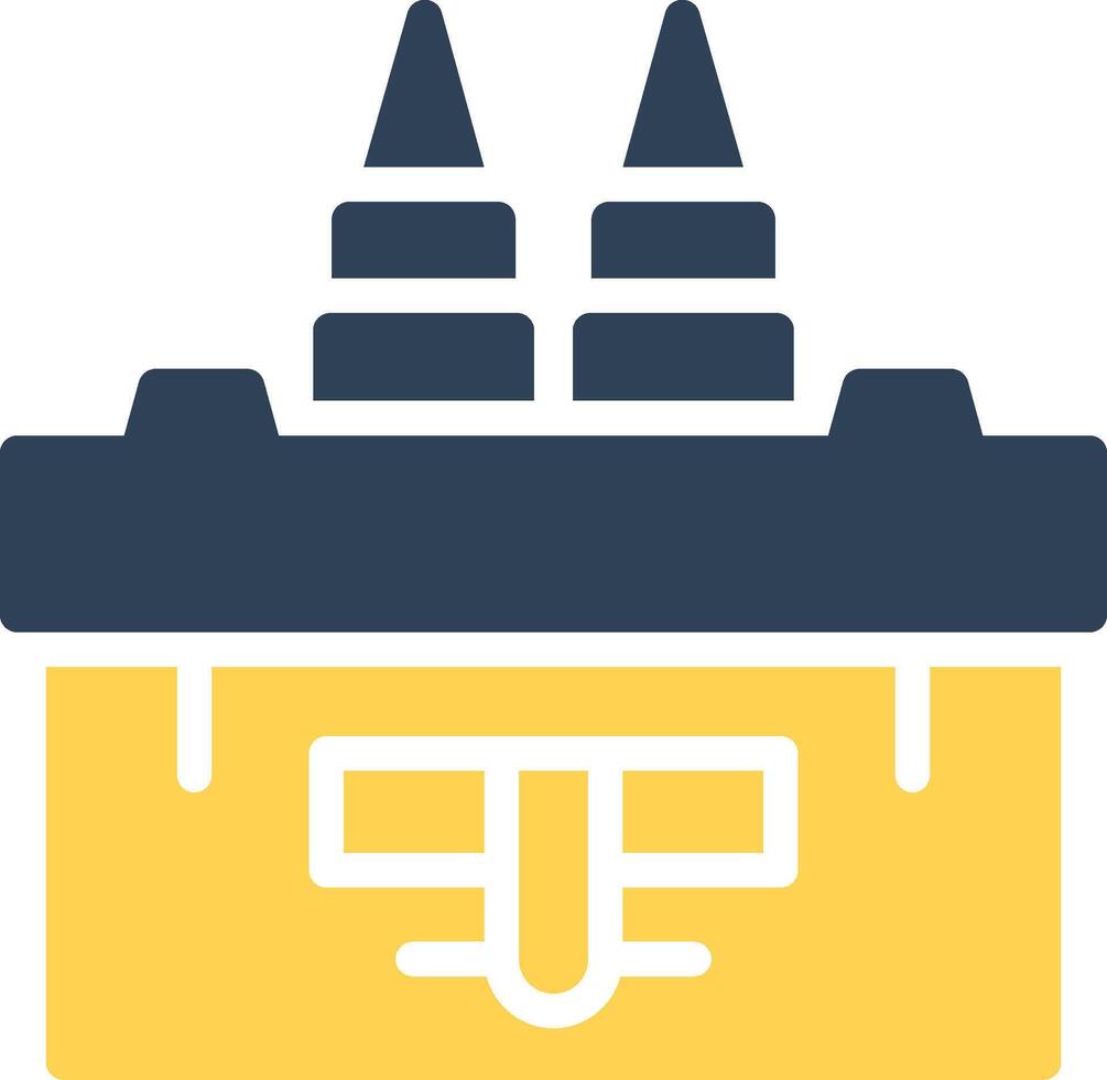 glyph Two Color Design vector