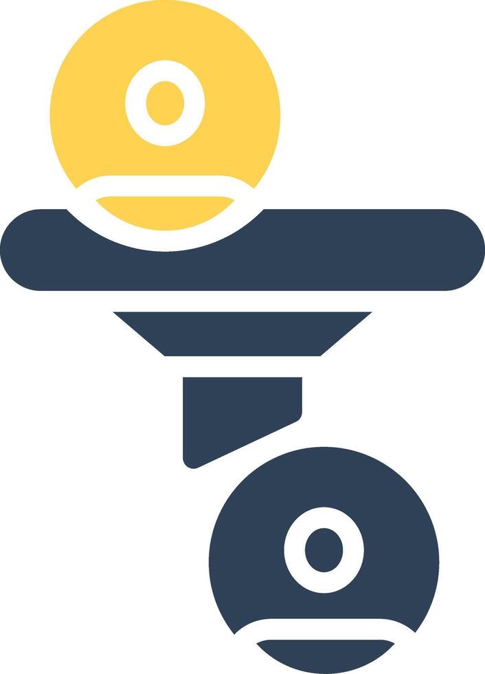 Funnel Creative Icon Design vector