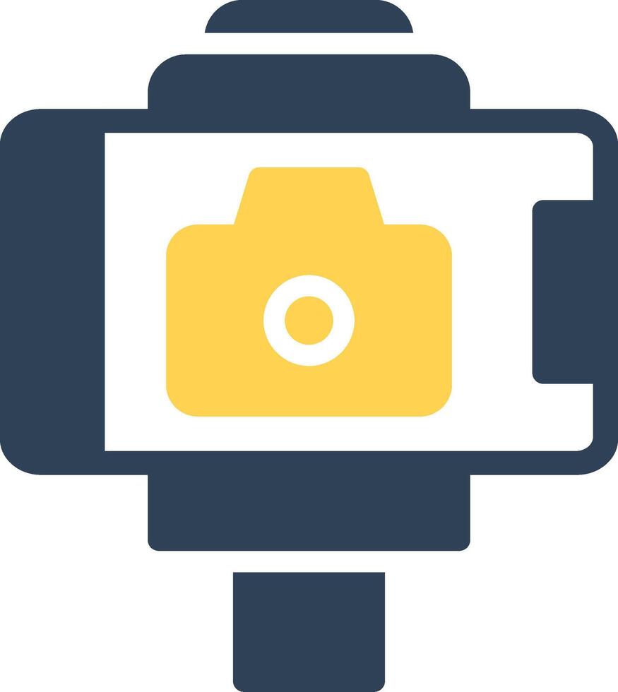 Selfie Stick Creative Icon Design vector