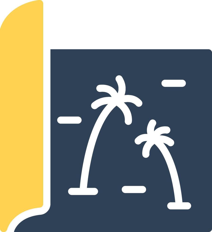Map Creative Icon Design vector
