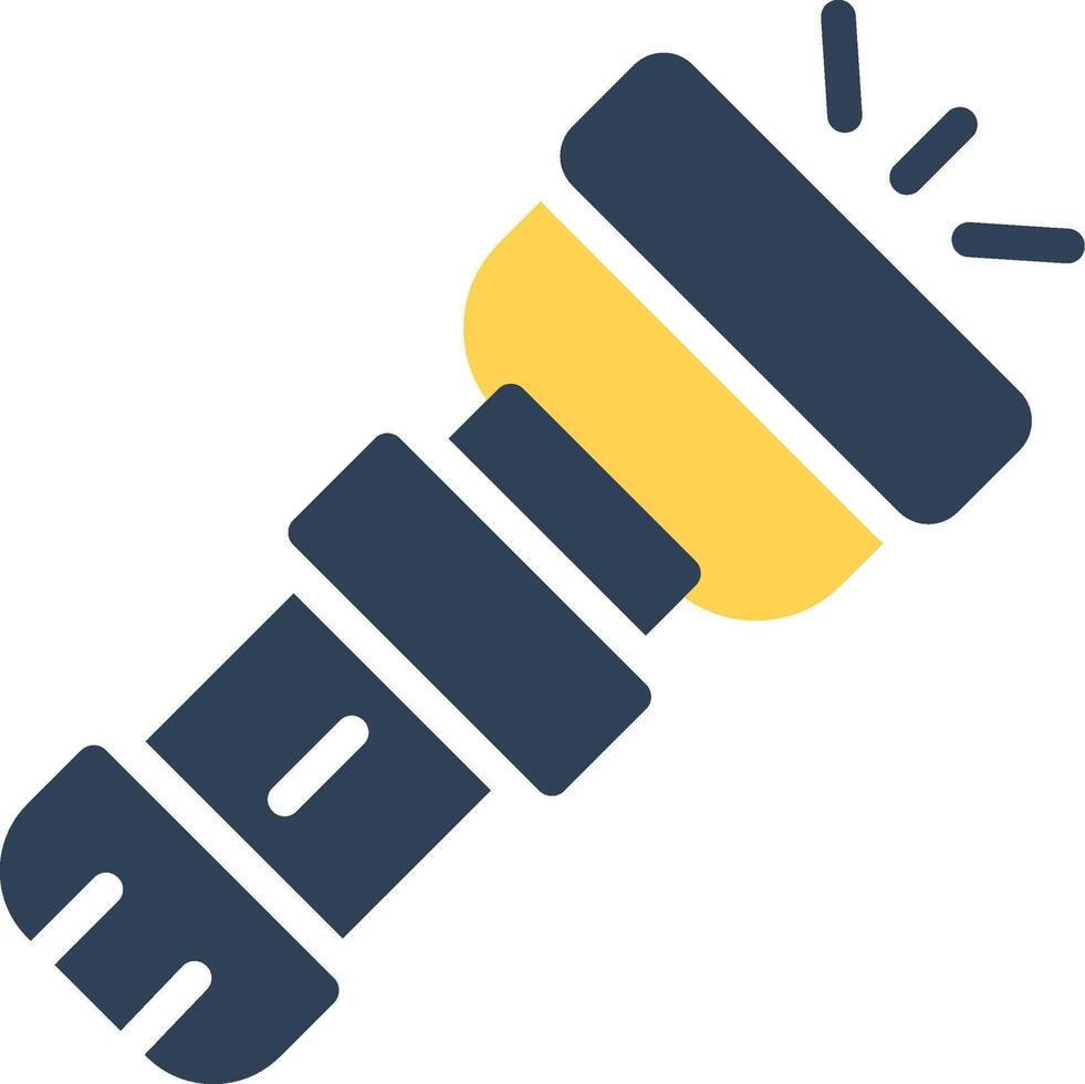 Flashlight Creative Icon Design vector