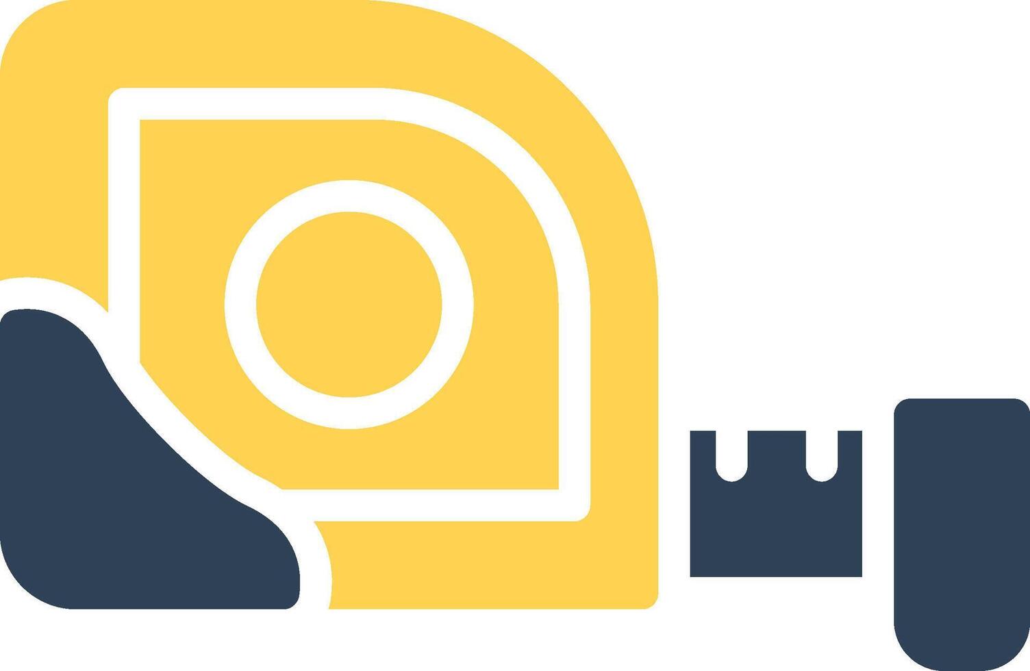 Measuring Tape Creative Icon Design vector