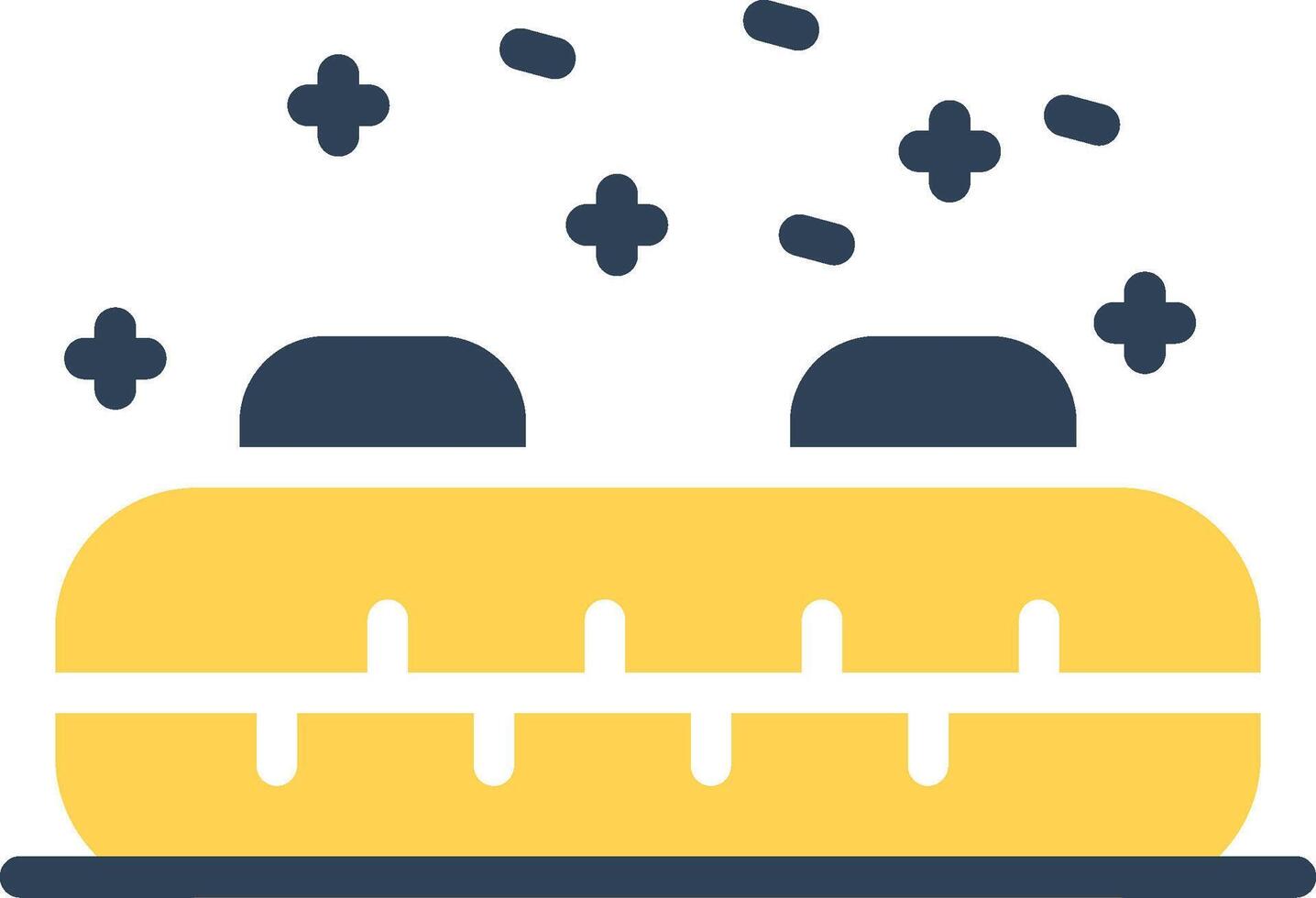 Inflatable Sled Creative Icon Design vector