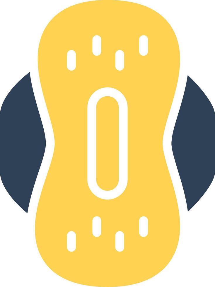 Sanitary Napkin Creative Icon Design vector