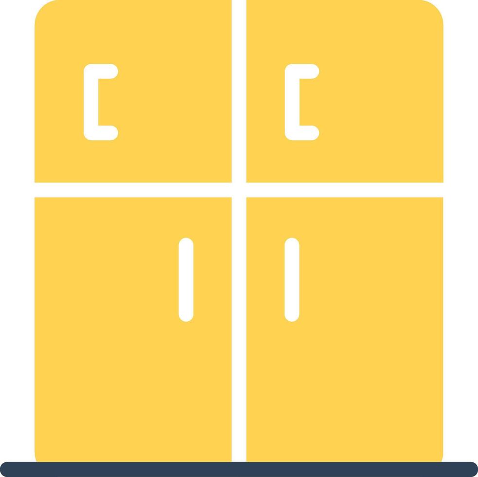 Fridge Creative Icon Design vector
