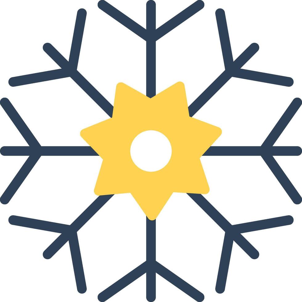 Snowflake Creative Icon Design vector