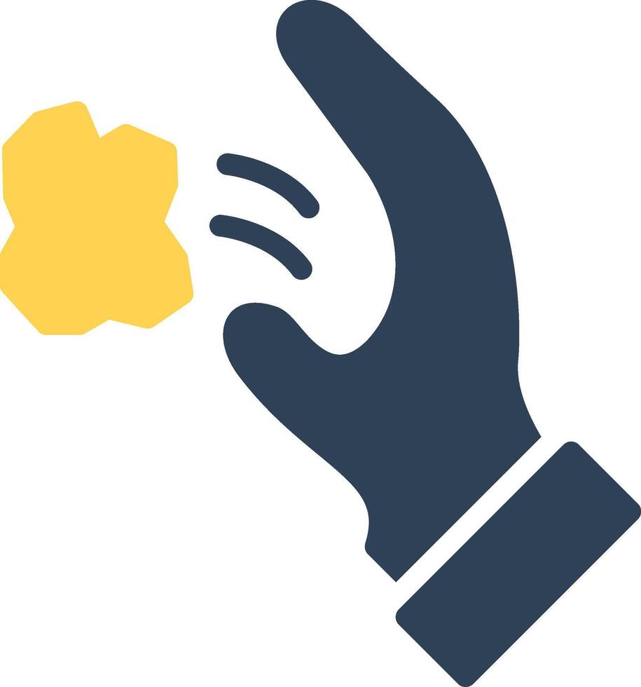 Throwing Trash Creative Icon Design vector