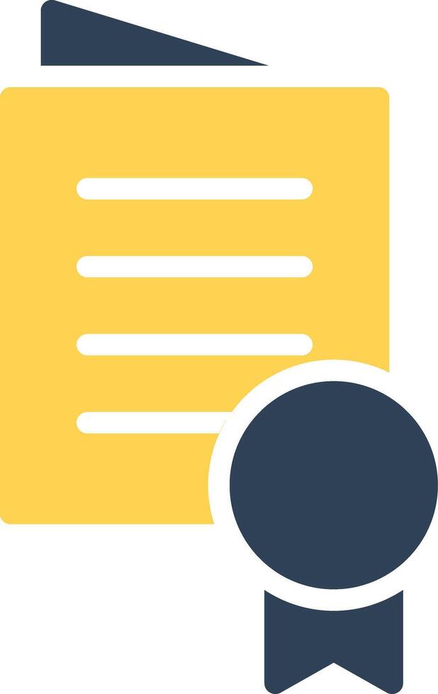 Certificate Creative Icon Design vector