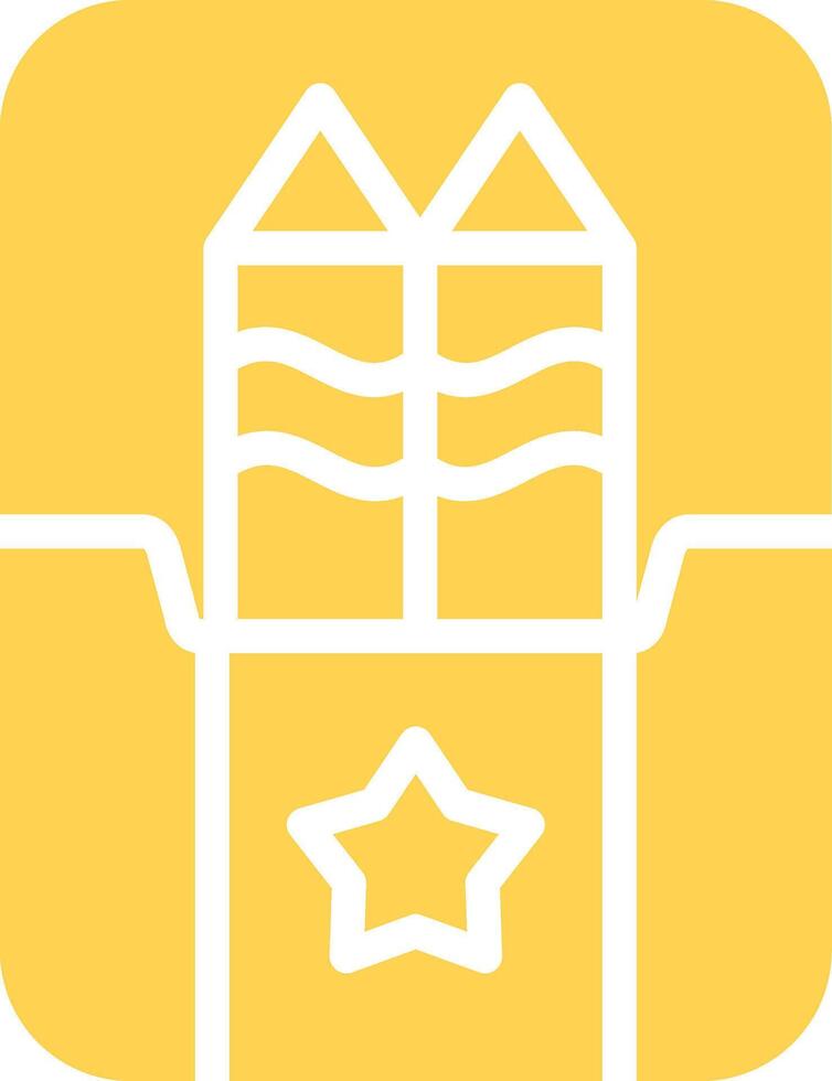 glyph Two Color Design vector