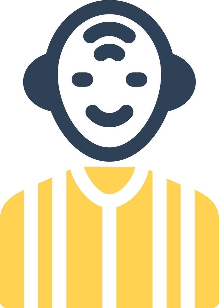 Old Man Creative Icon Design vector