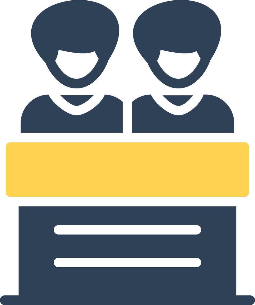glyph Two Color Design vector