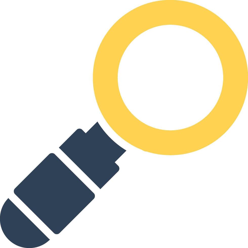 Magnifying Glass Creative Icon Design vector