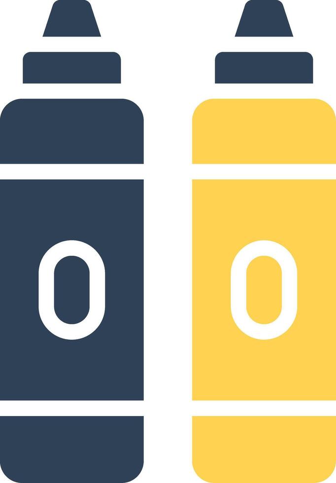 glyph Two Color Design vector