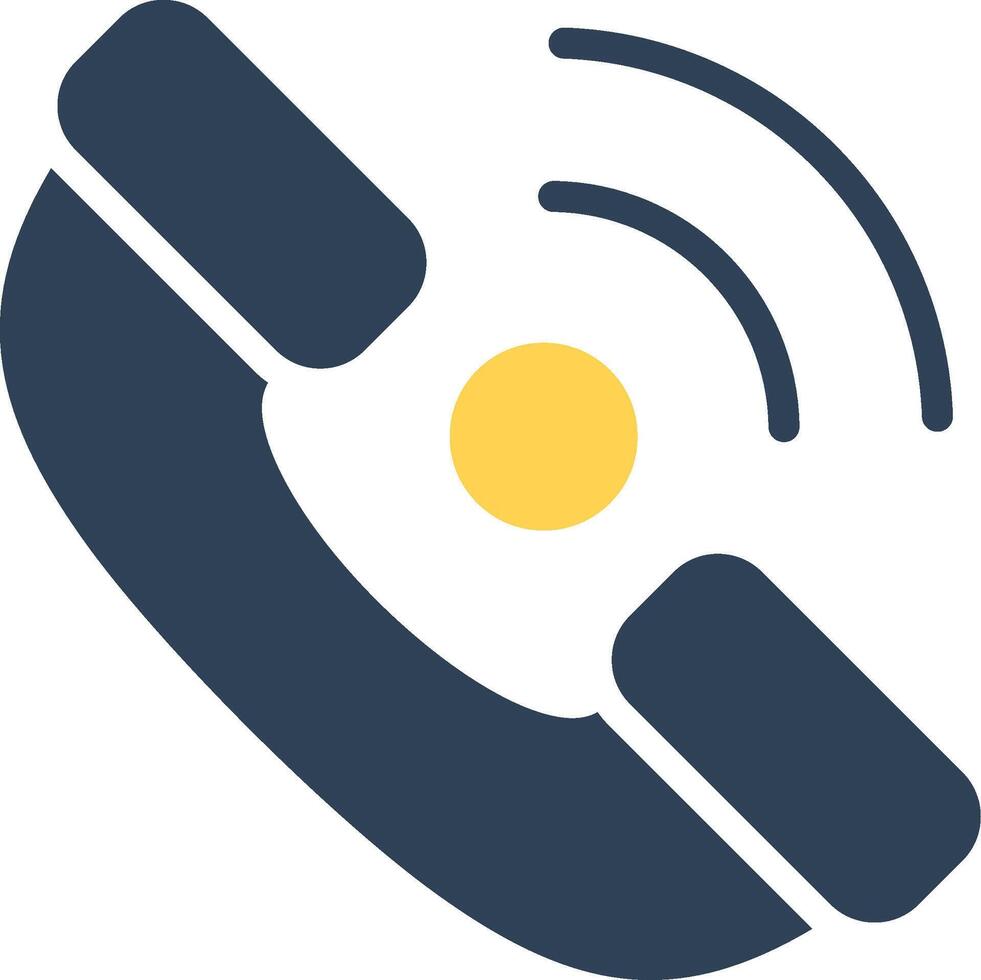 Phone Receiver Creative Icon Design vector