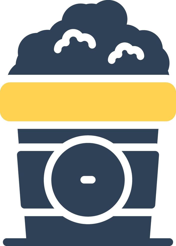 Popcorn Creative Icon Design vector