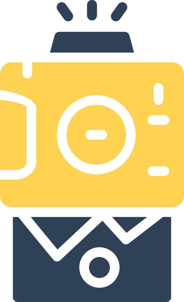 Instant Camera Creative Icon Design vector