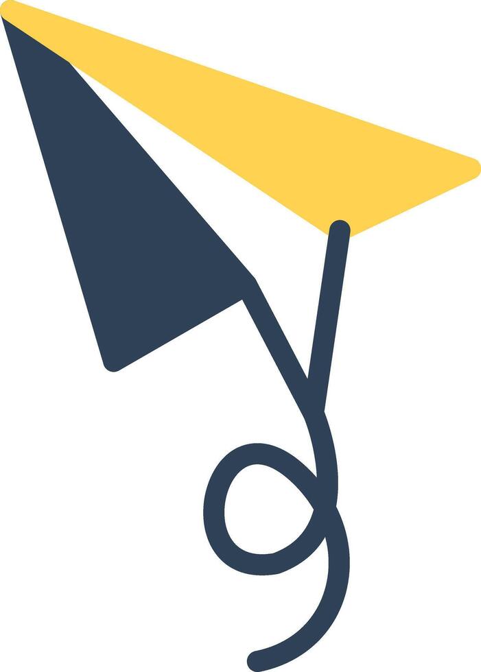Paper Plane Creative Icon Design vector